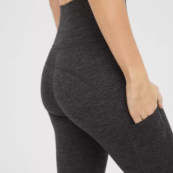 Aerie Offline The Hugger Leggings Heather Green - Picture 1 of 2